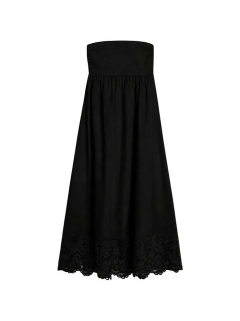 Max Mara strapless lace-detail maxi dress - Black - zdjęcie produktu nr 1