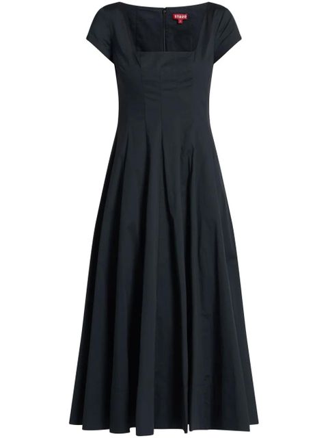 STAUD Wells midi dress - Black - zdjęcie produktu nr 1