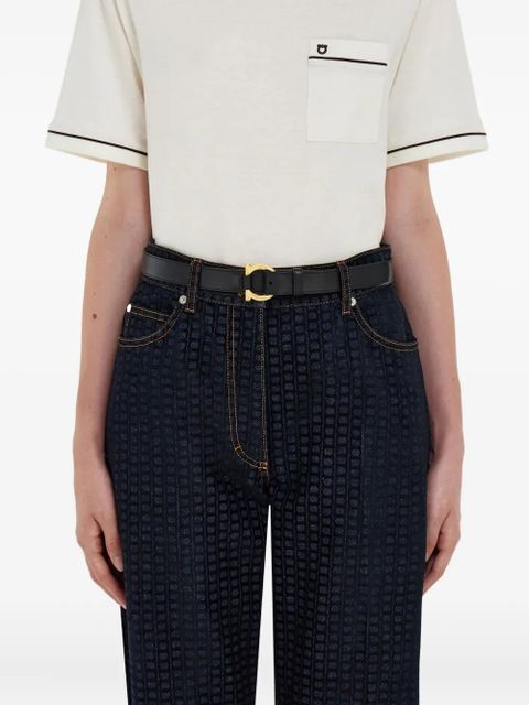 Ferragamo Gancini belt - Black