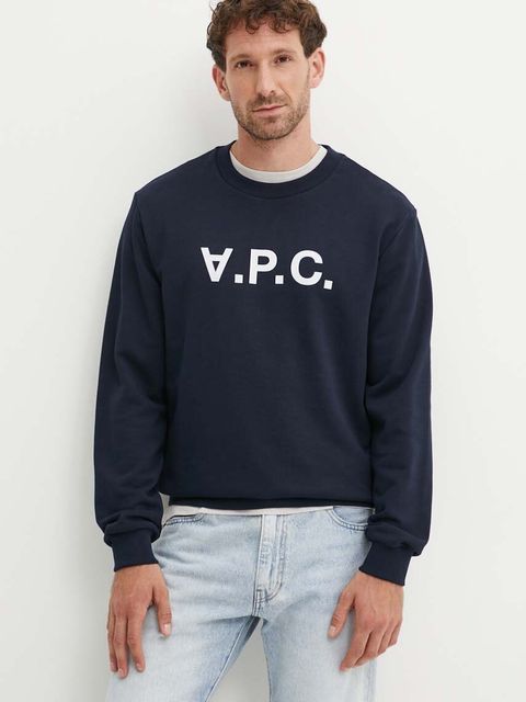A.P.C. bluza bawełniana sweat standard grand vpc GOTS - zdjęcie produktu nr 1