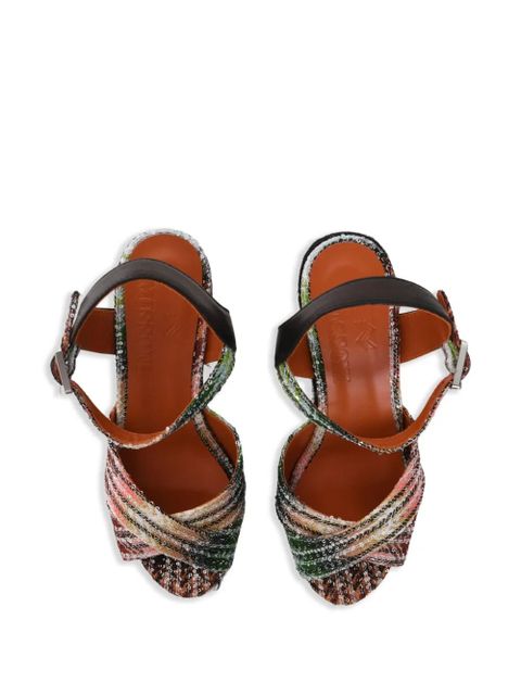 Missoni Carmen espadrille sandals - Green