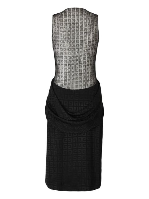 Givenchy draped jacquard dress - Black - zdjęcie produktu nr 2