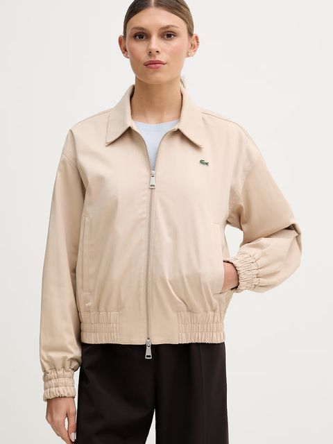 Lacoste krótka kurtka męska bawełniana z elastanem - zdjęcie produktu nr 1