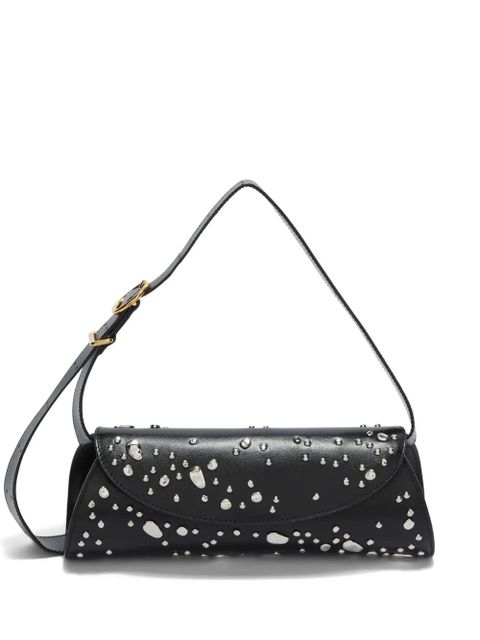 Jil Sander small Cannolo studded shoulder bag - Black - zdjęcie produktu nr 1