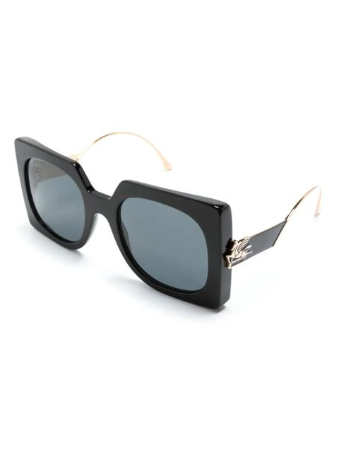 ETRO Pegaso-motif oversize-frame sunglasses - Black - zdjęcie produktu nr 2