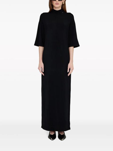 ANINE BING Claudia jersey-knit maxi dress - Black - zdjęcie produktu nr 2