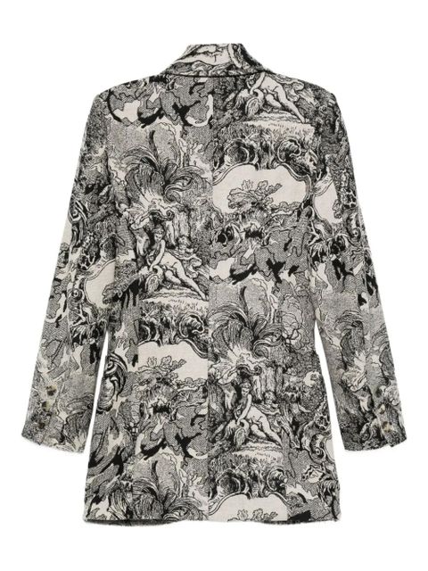 Vivienne Westwood double-breasted printed coat - Neutrals - zdjęcie produktu nr 2