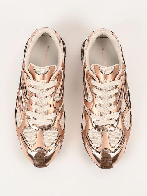 Karl Lagerfeld sneakersy VELOCETTE damskie kolor złoty KL63925