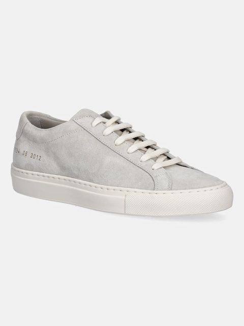 Common Projects sneakersy nubukowe Achilles Contrast damskie kolor szary 6184 - zdjęcie produktu nr 1