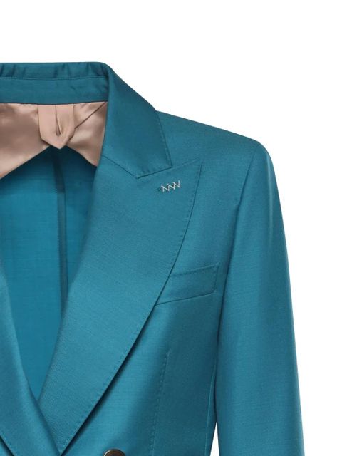 Max Mara buttoned double-breasted blazer - Blue