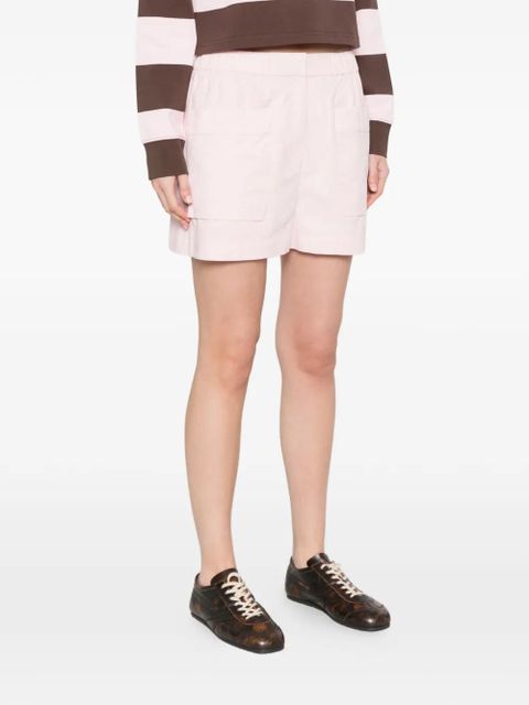 Maje elastic-waistband shorts - Pink