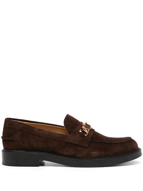 Tod's T-chain leather loafers - Brown - zdjęcie produktu nr 1