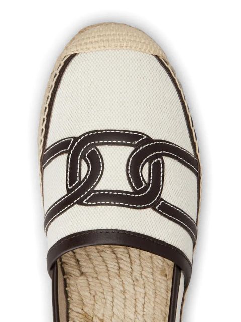 Tod's Kate chain-pattern espadrilles - Neutrals