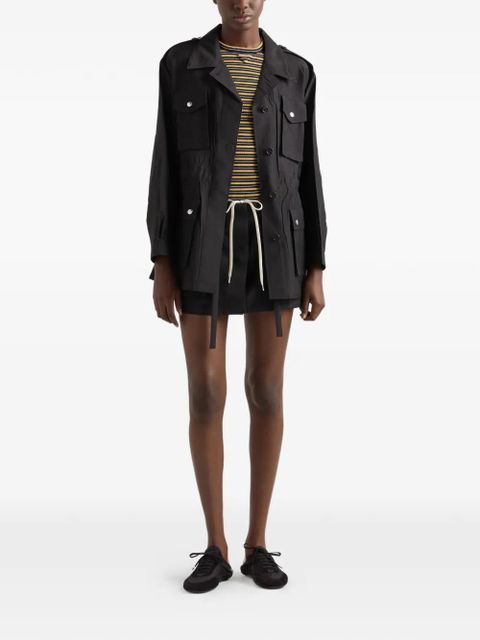 Prada button flap-pocket jacket - Black - zdjęcie produktu nr 2