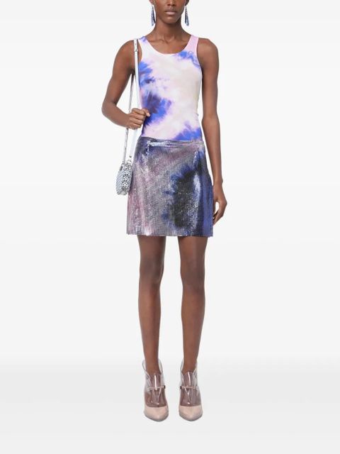 Rabanne mesh mini skirt - Blue - zdjęcie produktu nr 2