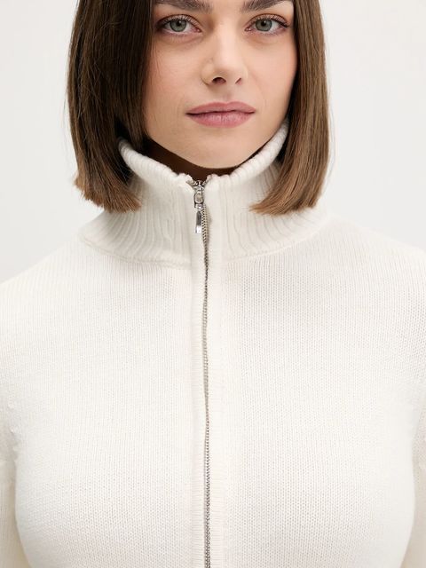 Abercrombie & Fitch kardigan damski kolor beżowy KI150-5265-178