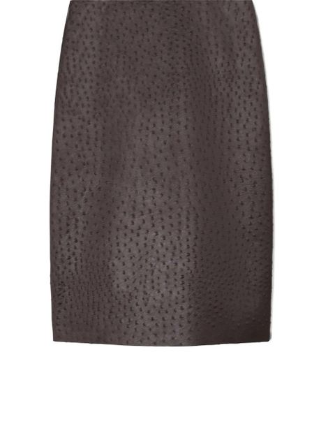 Tory Burch textured mini skirt - Purple
