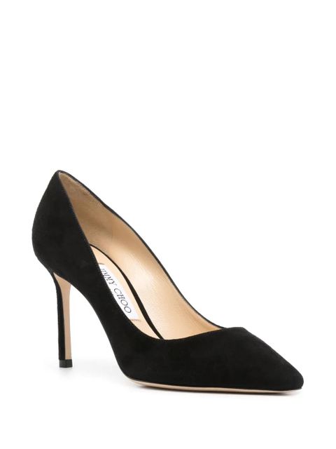 Jimmy Choo 90mm suede pumps - Black - zdjęcie produktu nr 2
