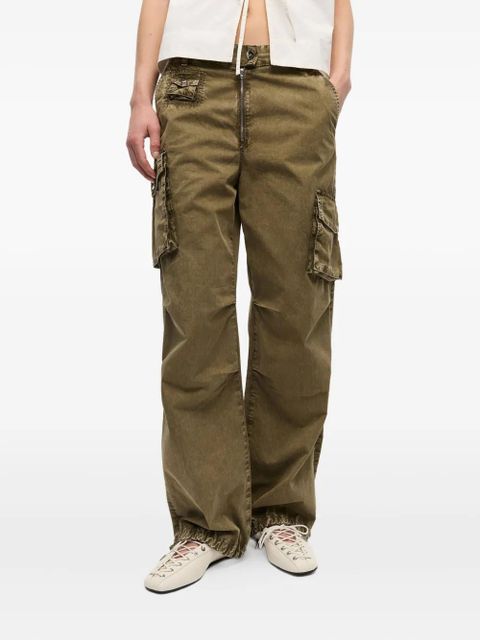 GANNI cargo trousers - Green