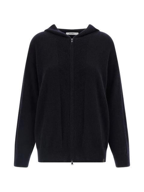 Max Mara zip cashmere hoodie - Blue - zdjęcie produktu nr 1