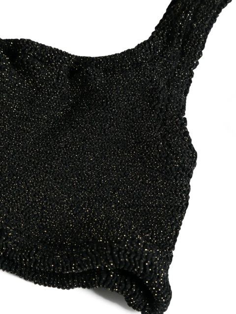 Hunza G Xandra shirred bikini - Black