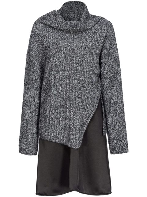 PINKO layered knitted dress - Grey - zdjęcie produktu nr 1