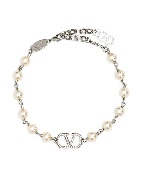 Valentino Garavani VLogo bracelet - Silver - zdjęcie produktu nr 1