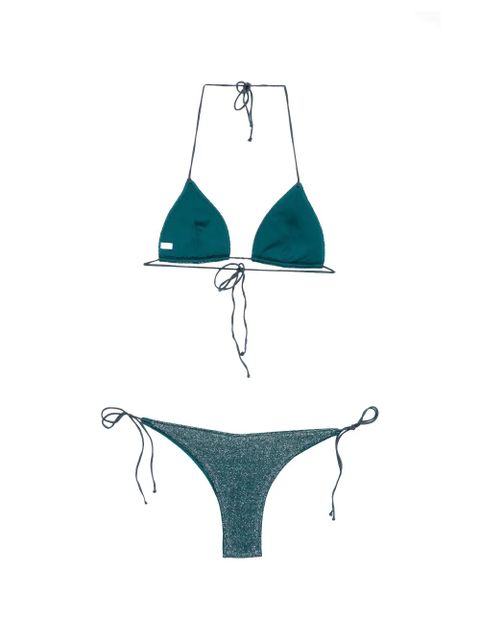 Oséree (set of two) tie detail bikinis - Green