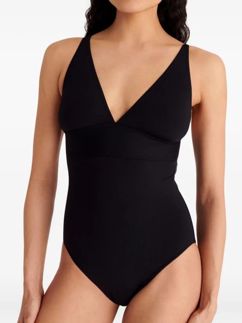 ERES Larcin V-neck swimsuit - Black