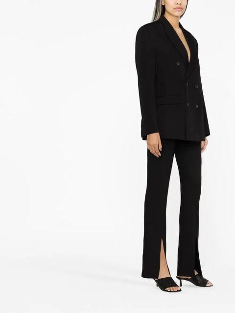 WARDROBE.NYC double-breasted wool blazer - Black