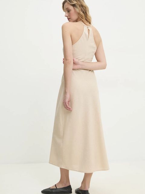 Answear.LAB sukienka z lnem