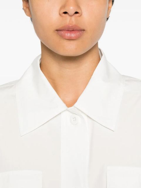 Weekend Max Mara flap-pocket button-up jacket - White