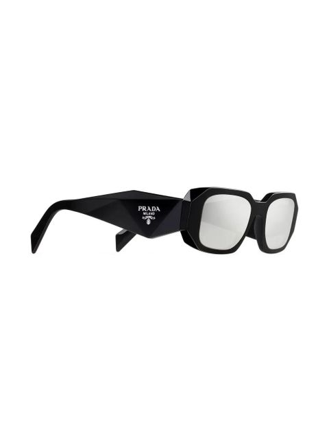 Prada Eyewear Symbole geometric-frame sunglasses - Black - zdjęcie produktu nr 2