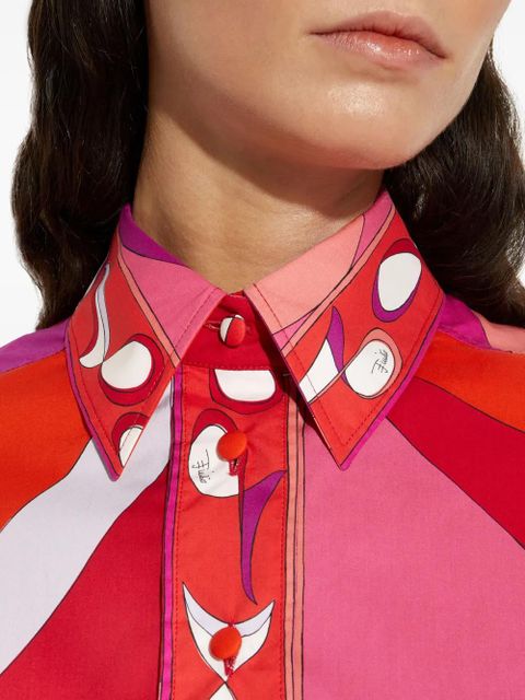 PUCCI Pesci-print shirt - Pink