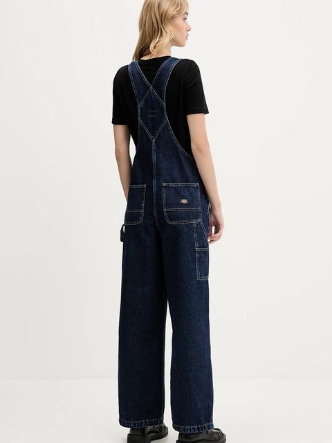 Dickies ogrodniczki jeansowe damskie DK0A87N7