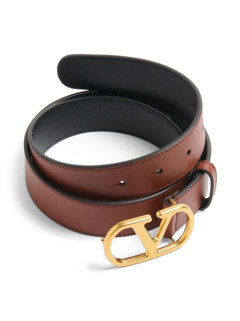 Valentino Garavani 30mm VLogo Signature belt - Brown - zdjęcie produktu nr 2