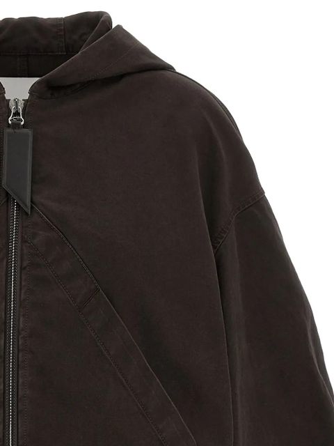 The Attico cotton bomber jacket - Brown