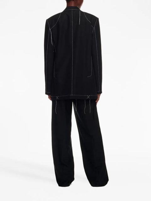 Off-White Runway Body Stitch double-breasted blazer - Black