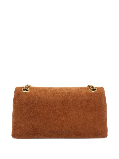 Marc Jacobs mini The Dual Chain suede shoulder bag - Brown