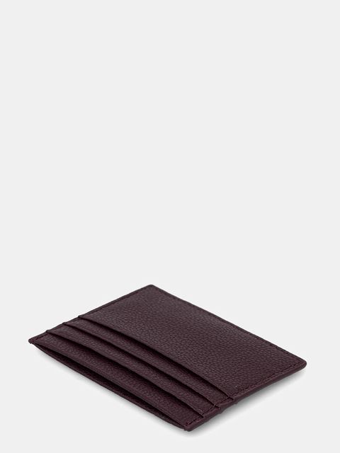 Patrizia Pepe etui na karty skórzane kolor fioletowy CQ7001 L001 - zdjęcie produktu nr 2