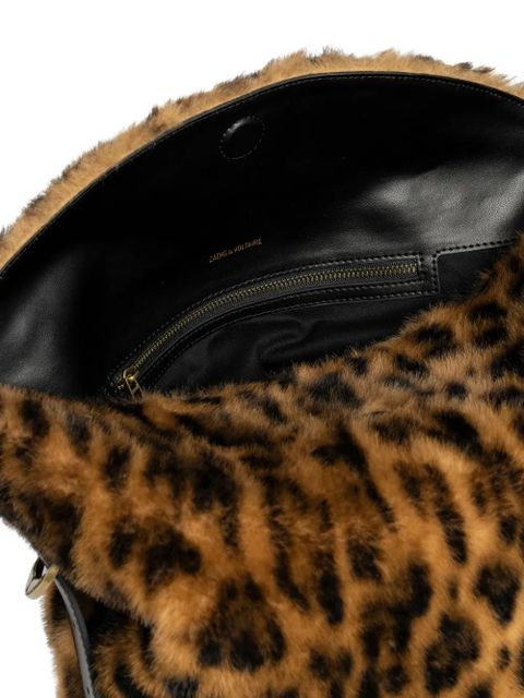 Zadig&Voltaire leopard-print shoulder bag - Brown