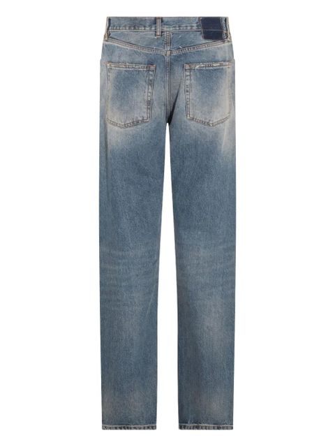 Maison Margiela distressed straight-leg jeans - Blue - zdjęcie produktu nr 2