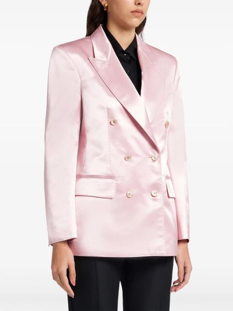 TOM FORD double-breasted satin jacket - Pink - zdjęcie produktu nr 2