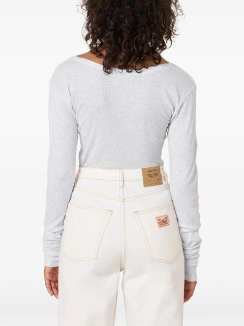 American Vintage Massachusetts long-sleeve T-shirt - Grey - zdjęcie produktu nr 2