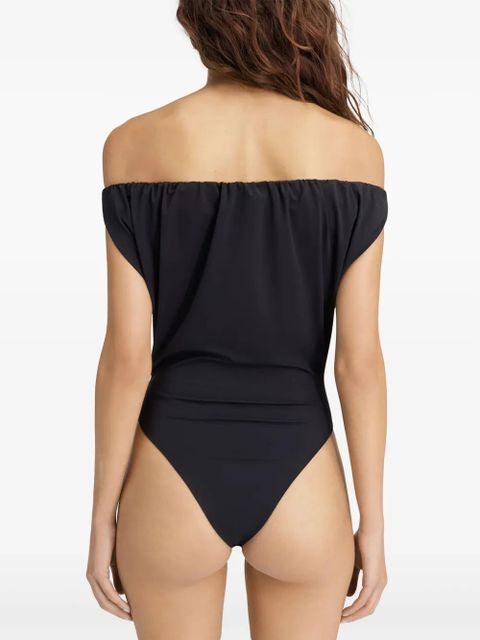 Jacquemus The Drapeado swimsuit - Black
