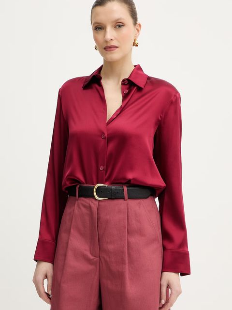 MM by Max Mara koszula z dodatkiem jedwabiu QUARTO - zdjęcie produktu nr 1