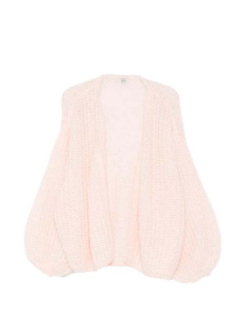 TOTEME balloon-sleeve cardigan - Pink - zdjęcie produktu nr 1