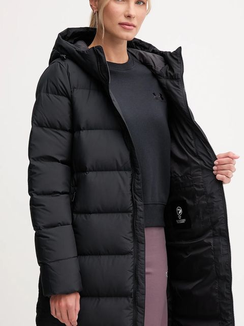 Jack Wolfskin kurtka puchowa Frozen Palace damska kolor czarny 1204133