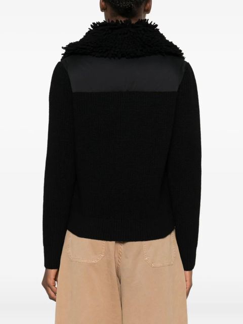 Moncler Grenoble padded zip-up jacket - Black