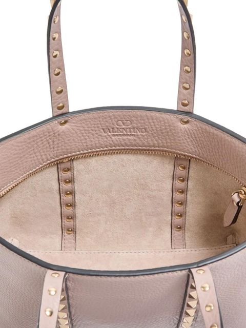 Valentino Garavani small Rockstud tote bag - Pink